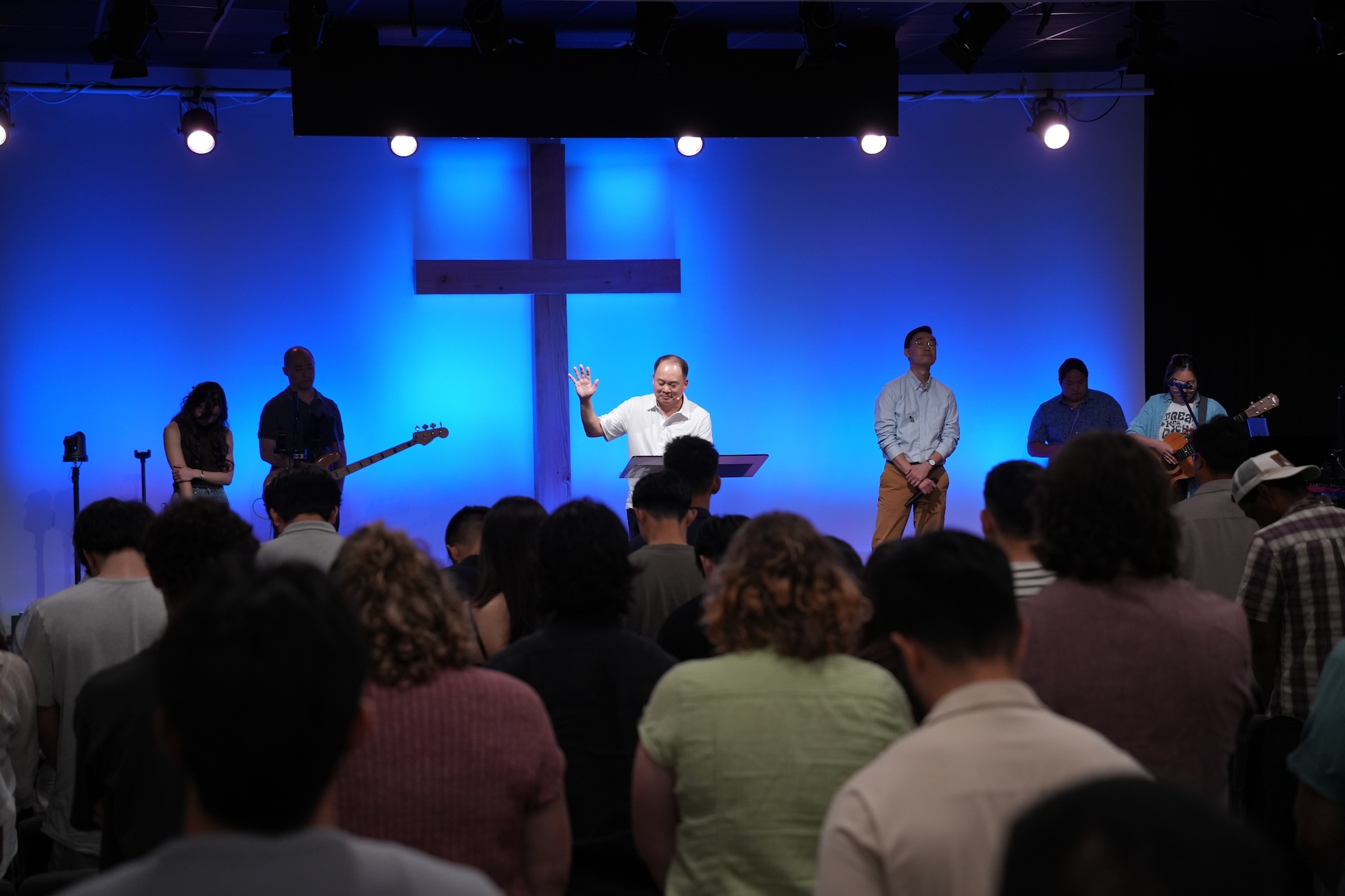 Sunday worship at Metro East Falls