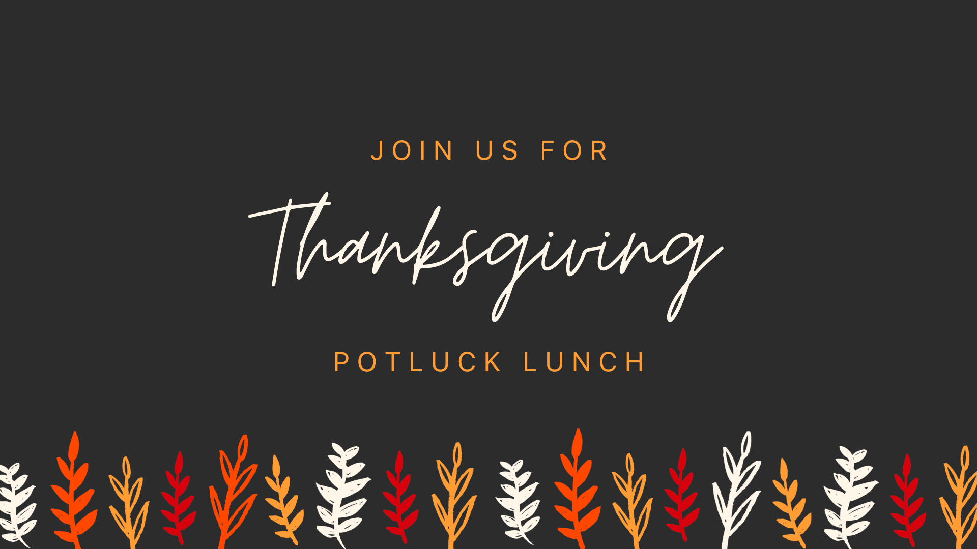 Join us for our East Falls Thanksgiving Lunch