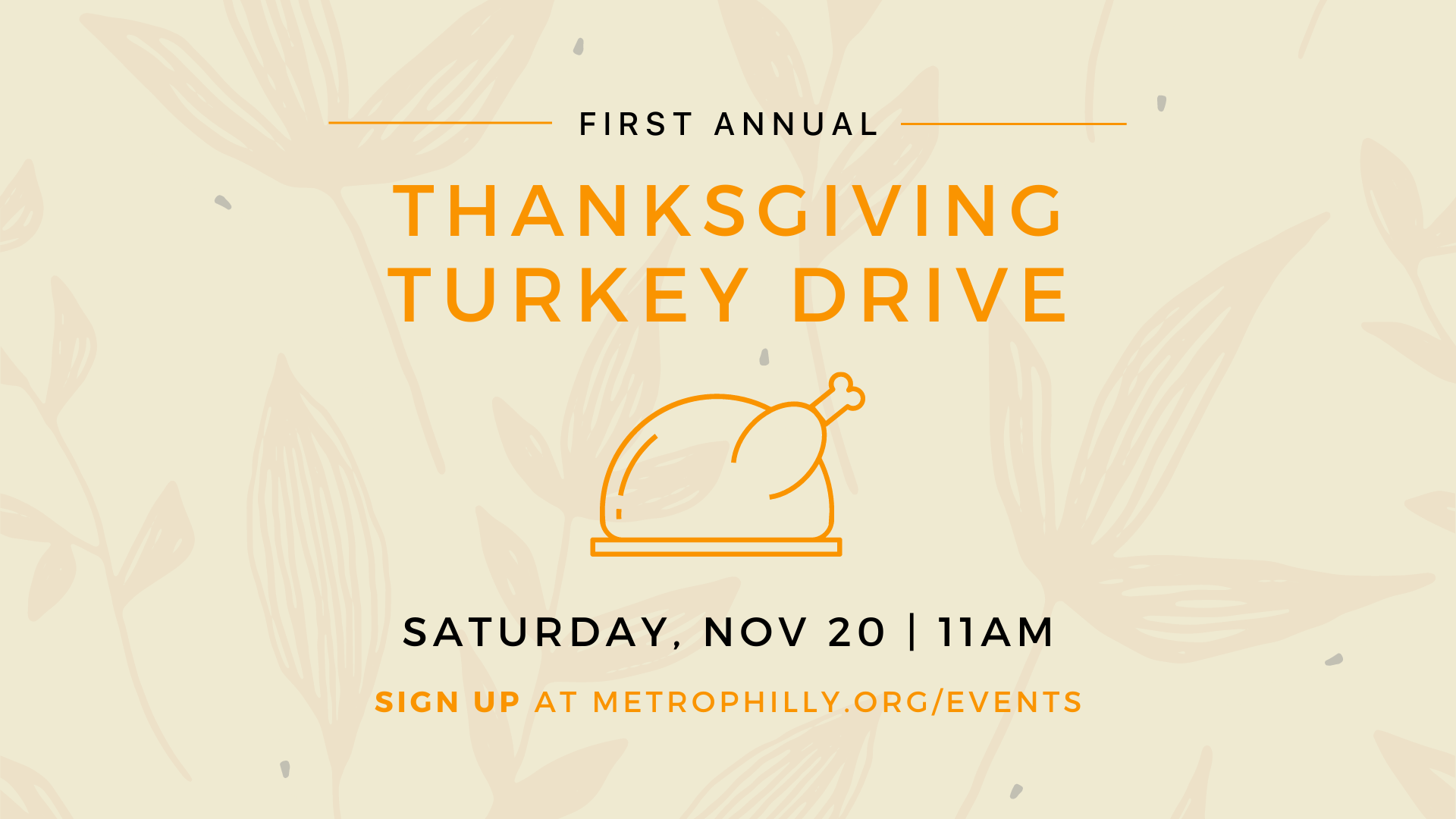 Thanksgiving Turkey Drive